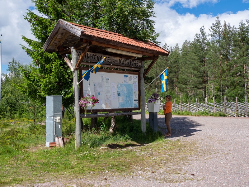 Mørkret Camping ligger nær nasjonalparken Fulufjäll.