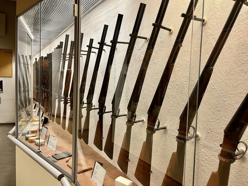Bilde av våpen, Husqvarna museum.