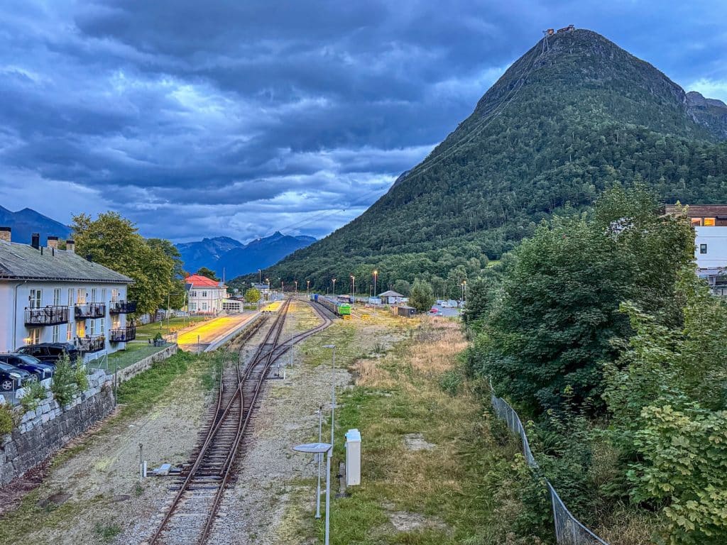 Åndalsnes med gondol.