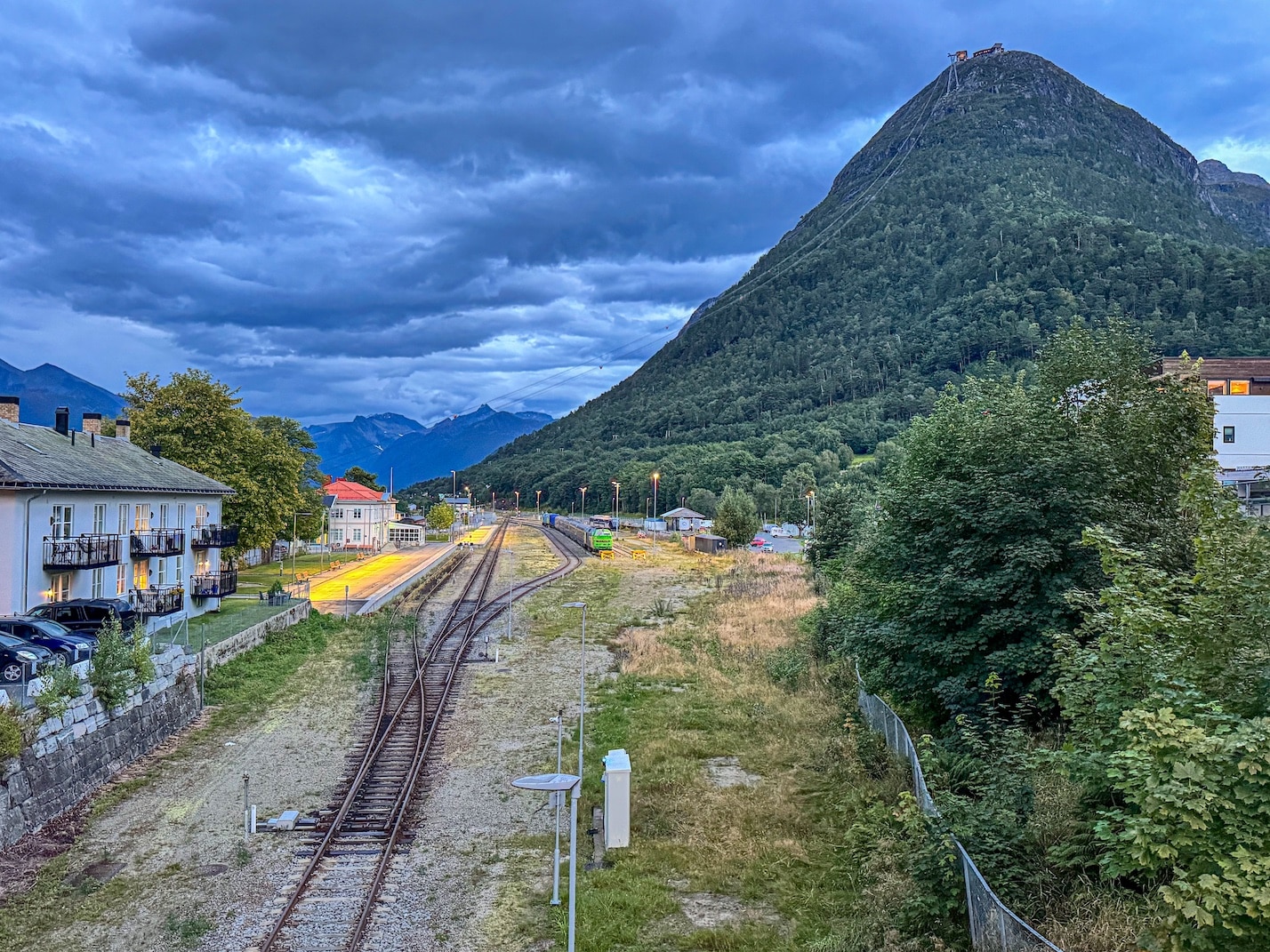 Åndalsnes med gondol.